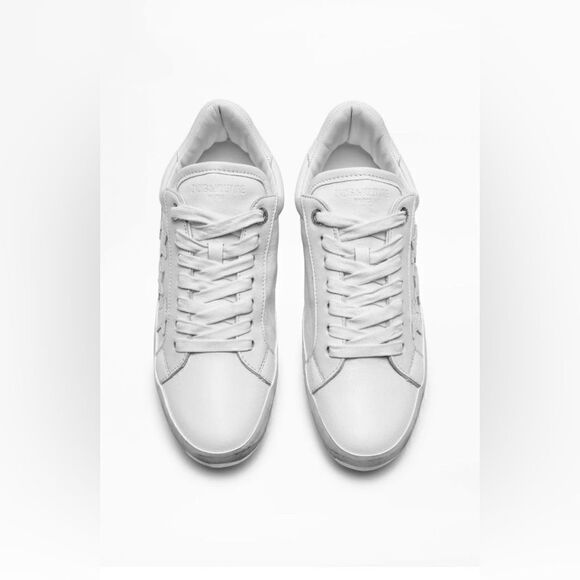 ZADIG & VOLTAIRE sneakers White Star Patches Sneakers. 36/5-5.5. New - Picture 7 of 17